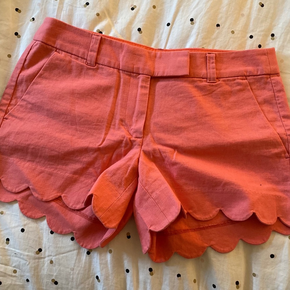 J. Crew Scalloped Chino Shorts
